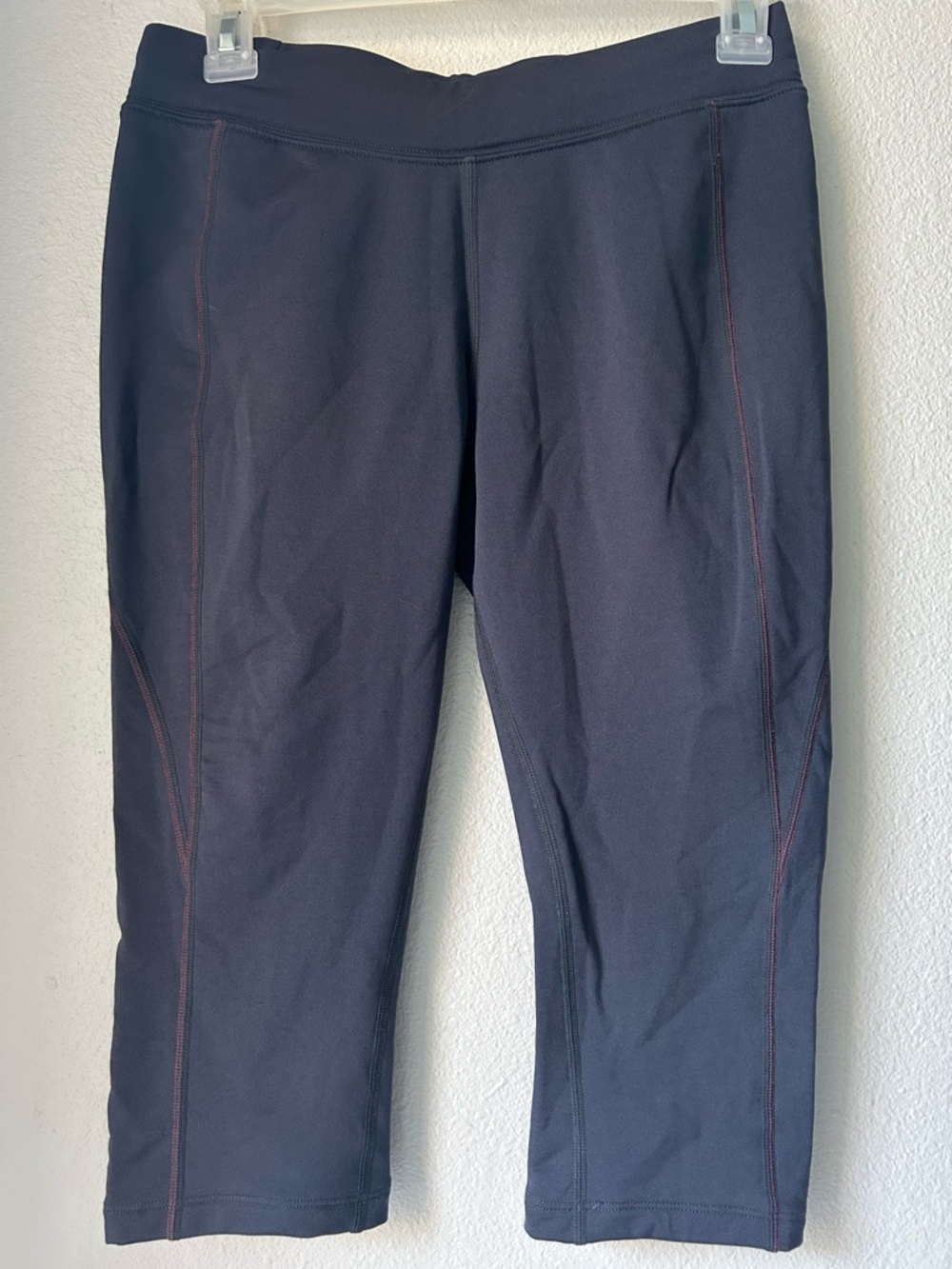 Icebreaker GT Merino Wool Cropped Leggings Women’s S Charcoal Gray Hiking Pants